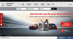 Desktop Screenshot of edmartintoyota.com